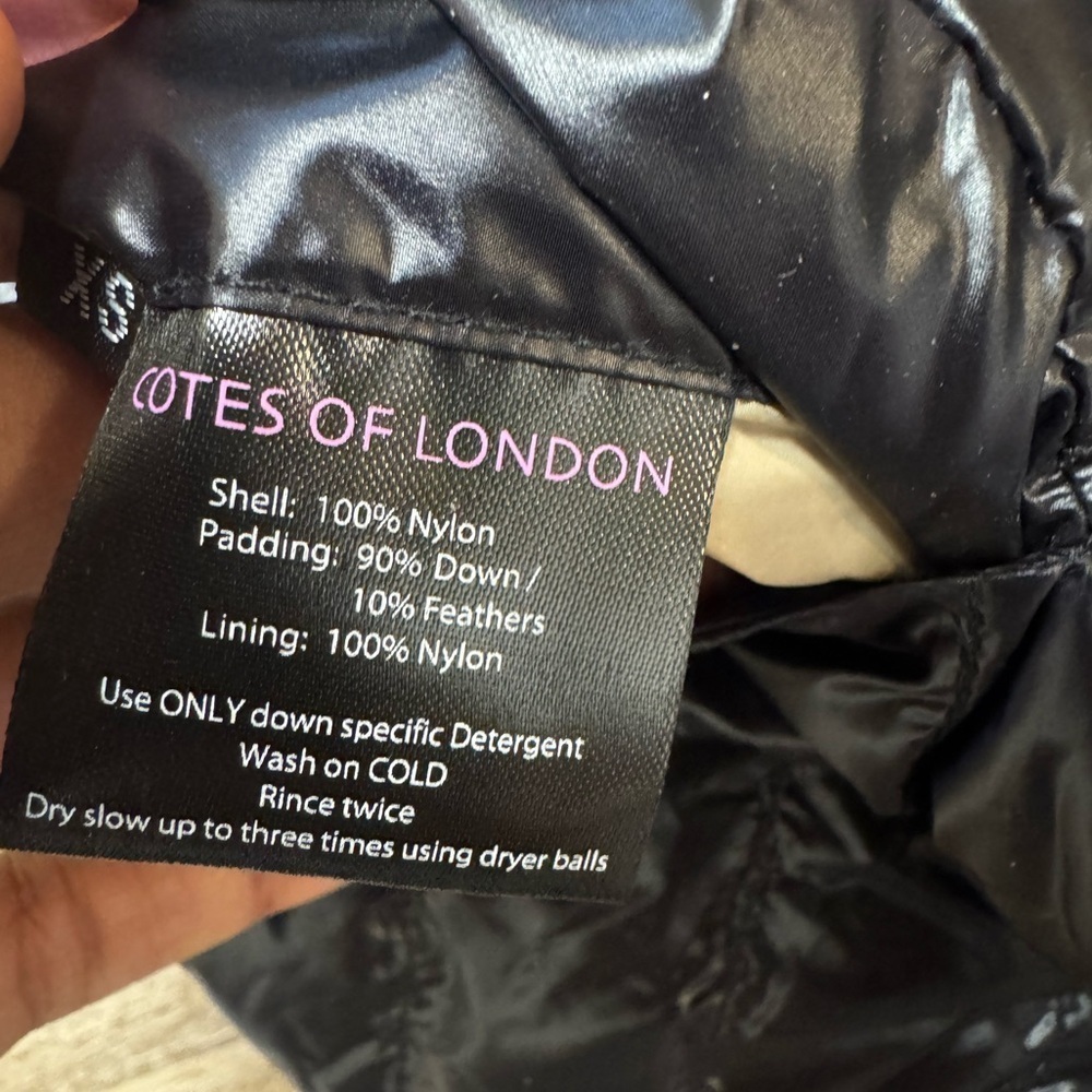 COTES OF LONDON— reversible high shine jacket - Picture 4 of 9
